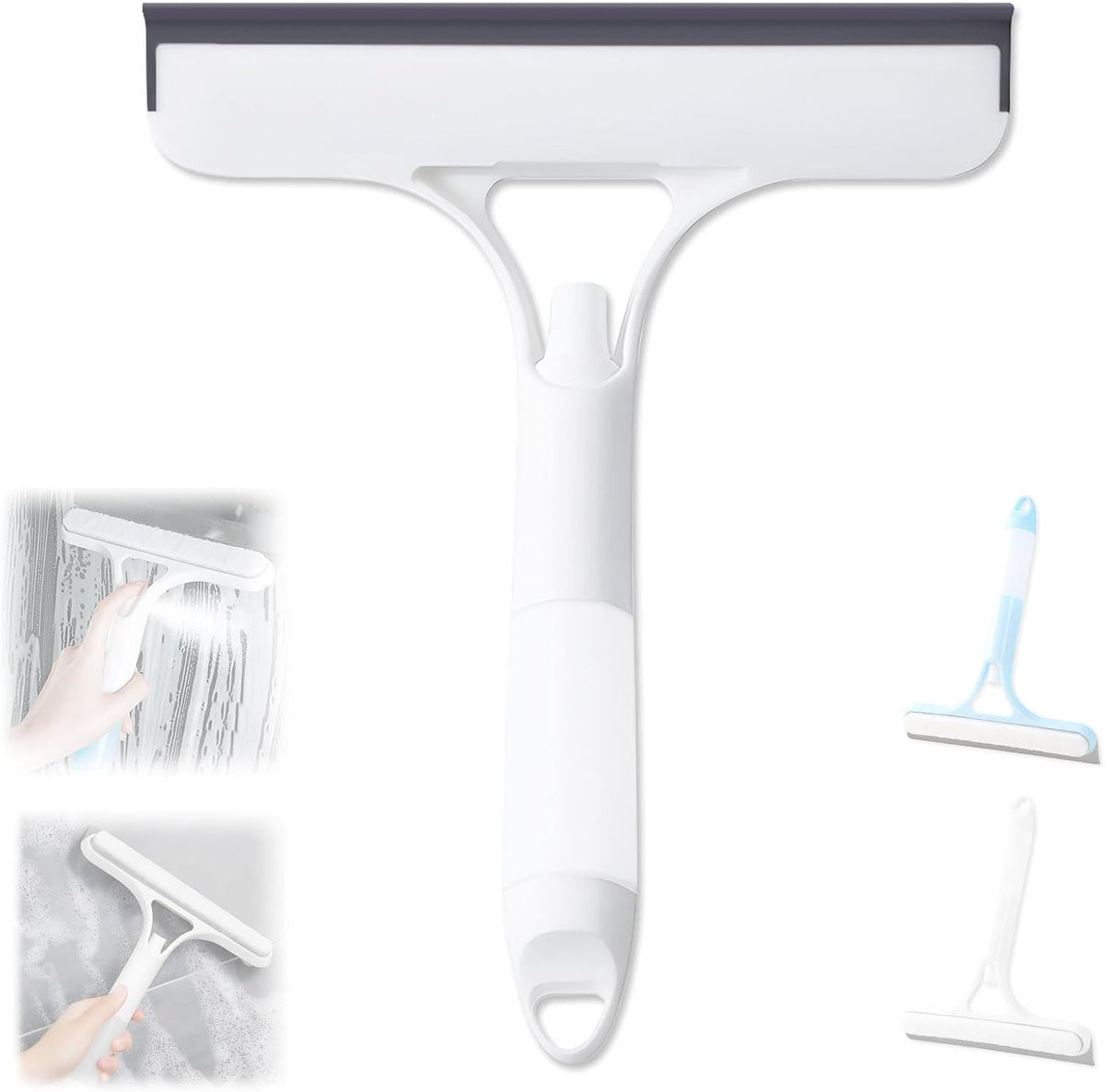 Window Cleaning Squeegee – Glass & Window Squeegee, Shower Scraper & Streak-Free Home Cleaning Tool