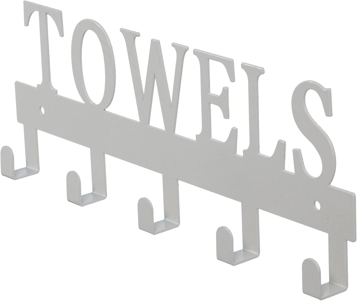 Bathroom Towel Hook Organizer – Wall-Mounted Towel Holder, Bathroom Towel Rack & Space-Saving Hook Organizer for Towels and Robes