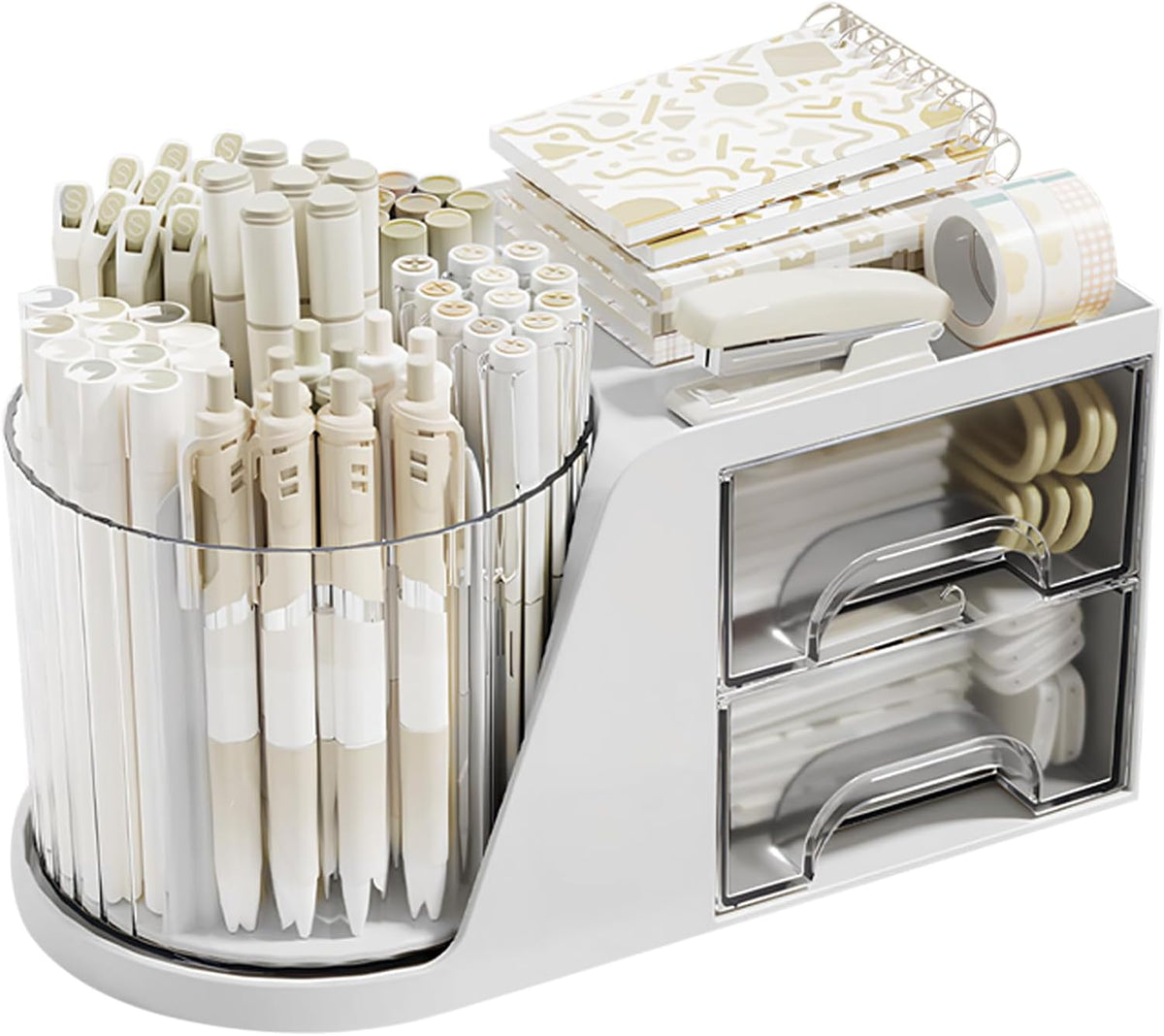 Pen & Office Supply Organizer – Desktop Desk Organizer, Stationery Holder & Compact Workspace Storage Container