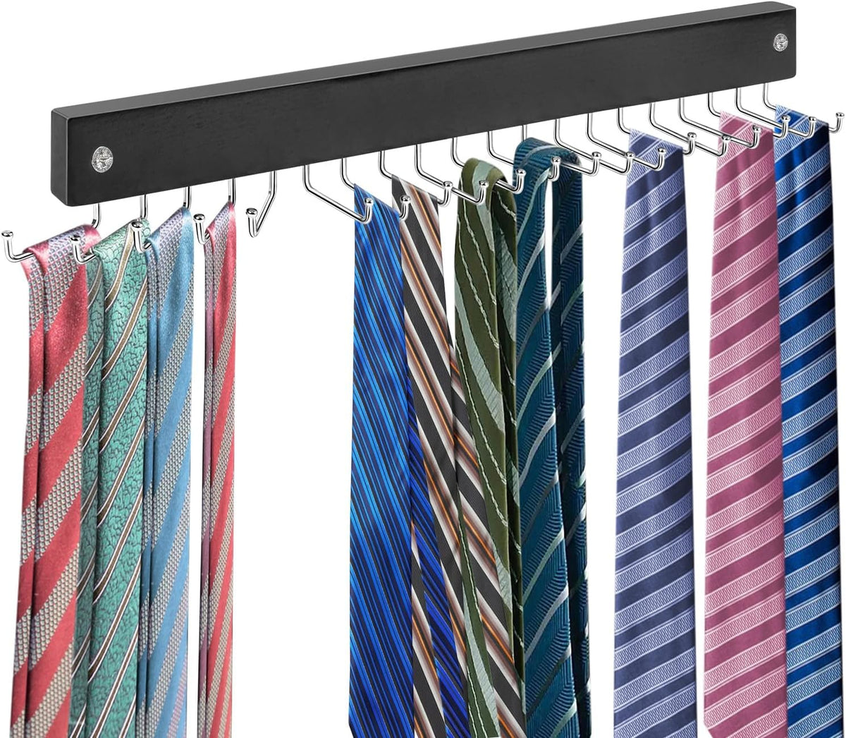 Belt & Scarf Organizer – Closet Belt Rack, Scarf Storage Holder & Space-Saving Accessories Organizer for Belts, Scarves and Ties