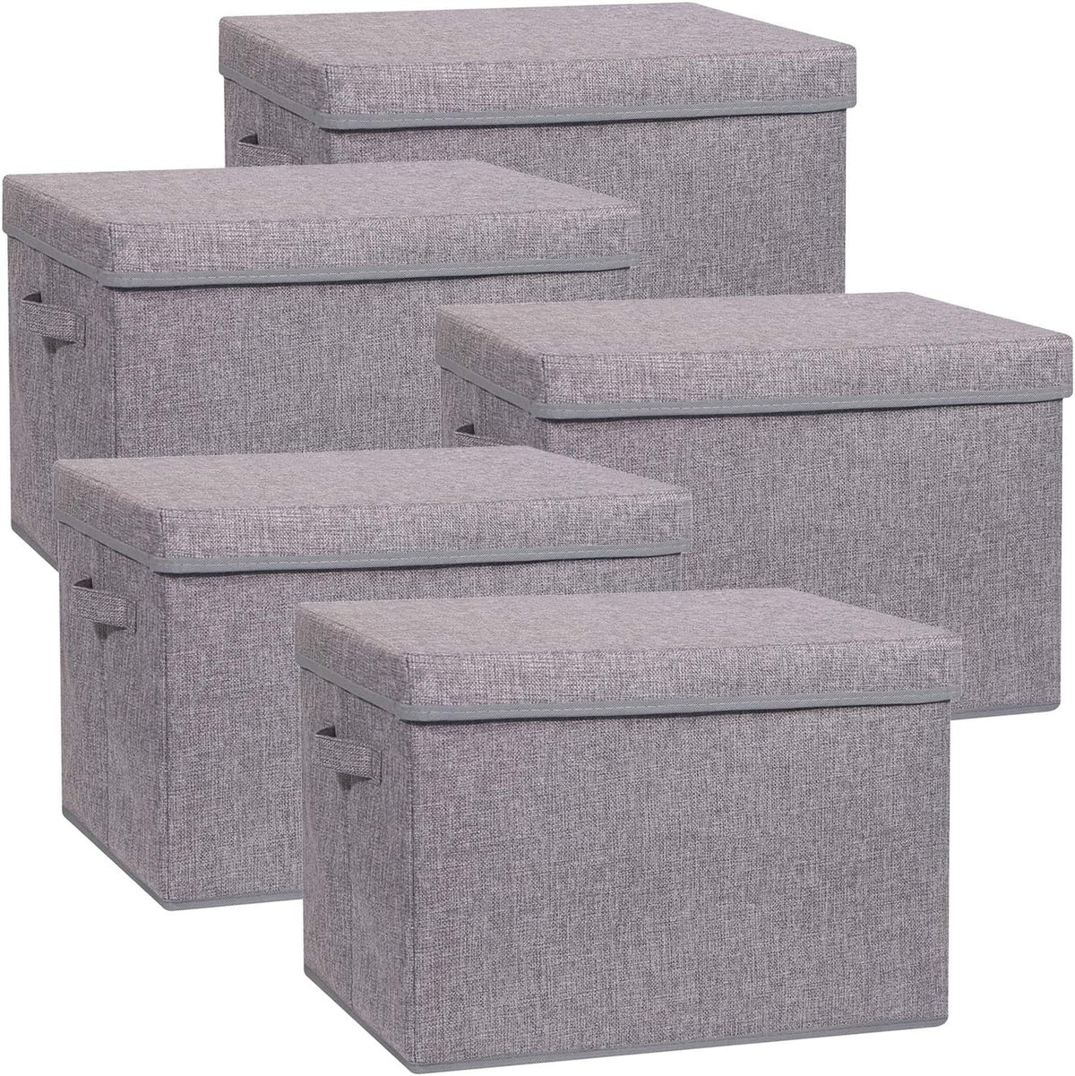 Stackable Storage Bins – Stackable Closet Organizer Bins, Foldable Storage Boxes & Space-Saving Home Organization Containers