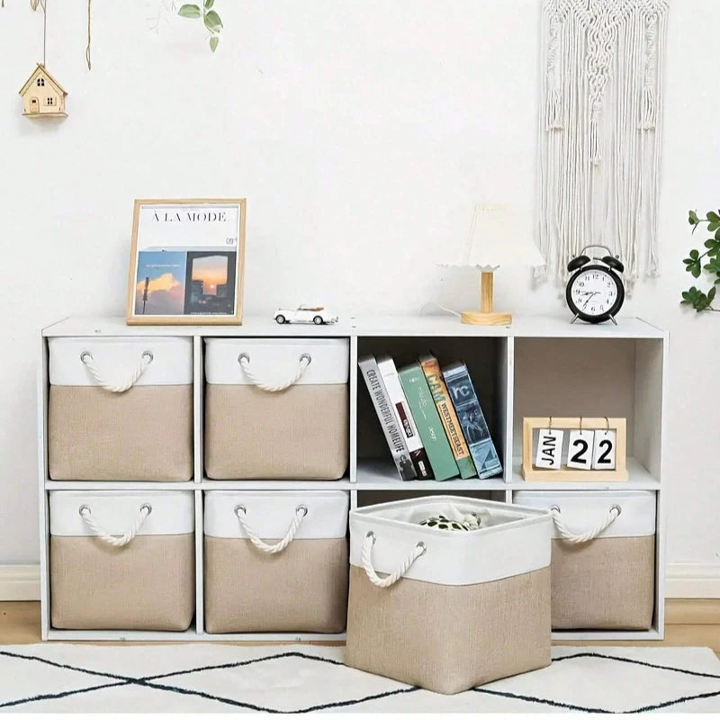 Foldable Storage Cubes – Collapsible Fabric Storage Bins, Closet Organizer Cubes & Space-Saving Home Storage Containers
