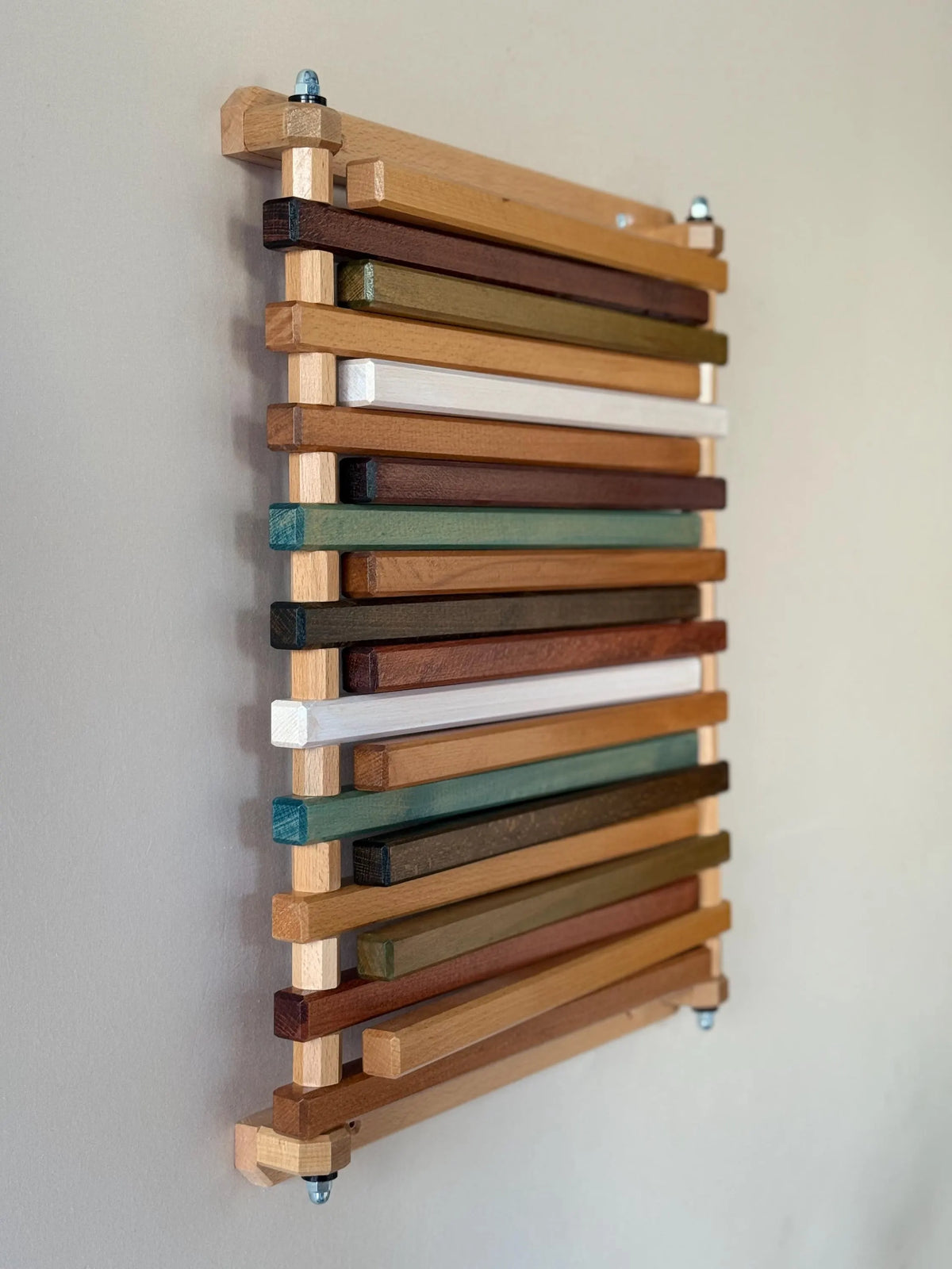 Wall-Mounted Laundry Storage Rack – Wall Organizer, Laundry Room Storage Shelf & Hanging Clothes Organizer